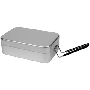 Trangia Mess Tin | Large | With Black Handle 6.5"X3.5"X2.6" Trangia Mess Tin | Large | With Black Handle 6.5"X3.5"X2.6"