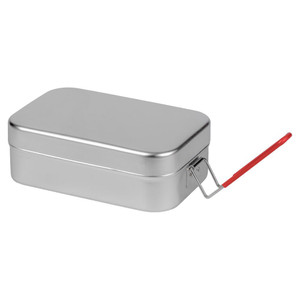 Trangia Mess Tin | Large | With Red Handle 6.5"X3.5"X2.6" Trangia Mess Tin | Large | With Red Handle 6.5"X3.5"X2.6"