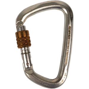 Cypher Hard Steel Large D Key Screw Gate Cypher Hard Steel Large D Key Screw Gate