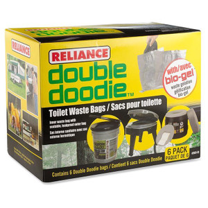 Reliance Double Doodie Toilet Bag | 6 Pack Reliance Double Doodie Toilet Bag | 6 Pack
