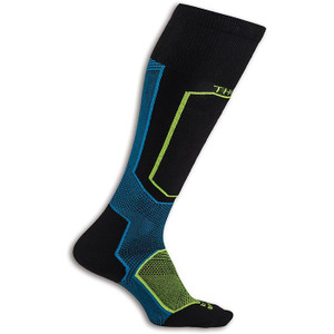 Thorlo Extreme Custom Ski Sock | Green/Blue | Small