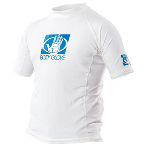 Body Glove Fitted Rashguard Jr Short Sleeve | White | Size 8 Body Glove Fitted Rashguard Jr Short Sleeve | White | Size 8