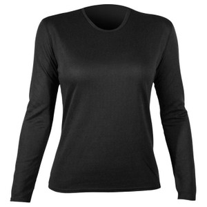Hot Chillys Bi-Ply Crew Women's | Black | Large Hot Chillys Bi-Ply Crew Women's | Black | Large