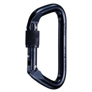 Smc Large Steel Screw Gate Carabiner | Black Smc Large Steel Screw Gate Carabiner | Black