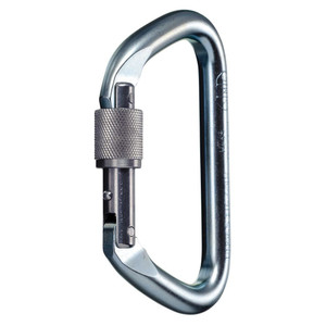 Smc Large Heat Treated Steel Screw Gate Carabiner | Bright Smc Large Heat Treated Steel Screw Gate Carabiner | Bright