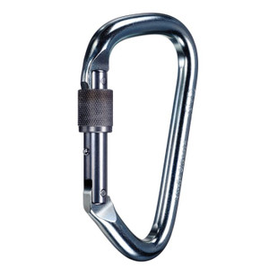 Smc Xl Steel Locking Screw Gate Carabiner | Bright Smc Xl Steel Locking Screw Gate Carabiner | Bright