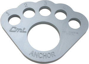Cmi Aluminum Bear Paw Rigging Plate Cmi Aluminum Bear Paw Rigging Plate