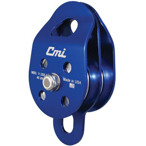 Cmi 2" Double Aluminum Sheave Bearing Pulley Cmi 2" Double Aluminum Sheave Bearing Pulley