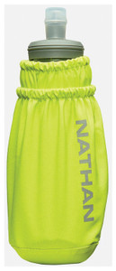 Nathan Pinnacle Soft Flask | 14oz | Sage Green/Reflective Silver
