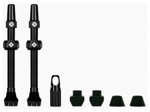 MUC-OFF  TUBELESS VALVES | BLACK | 60MM
