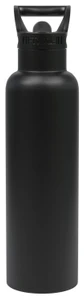 FIFTY/FIFTY  21 OZ VACUUM INSULATED W/STRAW CAP | BLACK