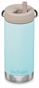 KLEAN KANTEEN  TKWIDE 12 OZ | BLUE TINT W/ TWIST CAP