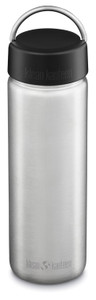 KLEAN KANTEEN  WIDE 27 OZ | BRUSHED STAINLESS W/ LOOP CAP