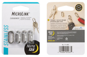 NITE IZE  MICROLINK CARABINER | 4 PACK
