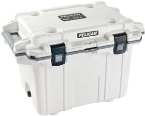 PELICAN  50QT ELITE COOLER | WHITE/GREY