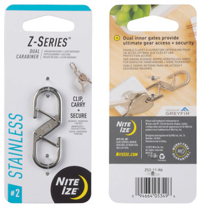 NITE IZE Z-SERIES #2 DUAL CARABINER