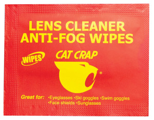 EK  CAT CRAP ANTI-FOG WIPES | 25 COUNT