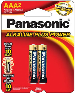 Panasonic Alkaline Plus Power AAA | 2 Pack