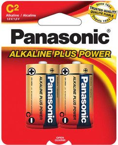 PANASONIC ALKALINE PLUS POWER C 2-PK