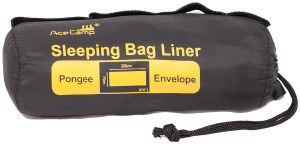 ACECAMP PONGEE SLEEPIN BAG LINER RECT