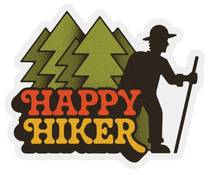 STICKER ART HAPPY HIKER