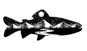 STICKER ART THE TROUT STICKER
