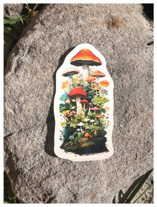 World Of Mushrooms Sticker