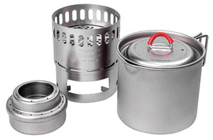 EVERNEW  TITANIUM MUG POT 500 STOVE SET