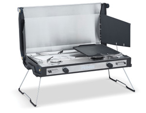 PRIMUS  TUPIKE - 2 BURNER PROPANE OR BUTANE CAMP STOVE