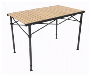 Alps Mountaineering Overlanding Table | Black/wood Grain