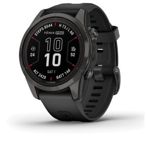 GARMIN  FENIX 7S PRO | SOLAR SAPPHIRE GREY/BLACK