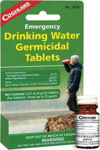 COGHLAN'S  EMRGNCY DRINKING WATER TABLET