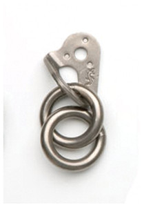 FIXE  1/2 DOUBLE RING ANCHOR PLATED STEEL