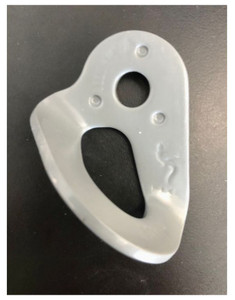 FIXE BOLT HANGER 1/2" STAINLESS STEEL GREY