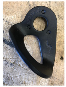 FIXE BOLT HANGER 1/2" STAINLESS STEEL BLACK