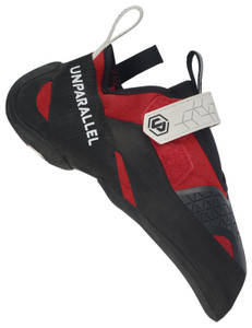 UNPARALLEL  FLAGSHIP CLIMBING SHOE | US MEN'S SIZE 4.0 | RED POINT/WHITE CHALK