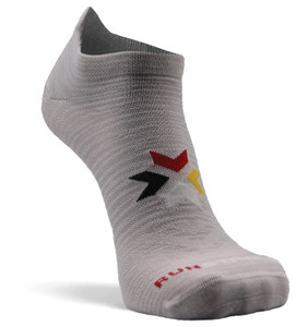 FOX RIVER  CANYON ULTRA-LIGHTWEIGHT ANKLE SOCKS | WHITE/GREY | MEDIUM