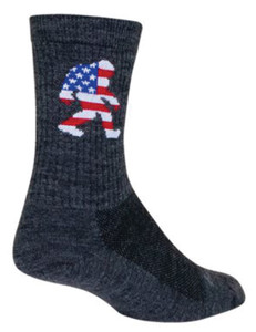 SOCKGUY  BIGFOOTUSA 6" WOOL CREW | SMALL/MEDIUM