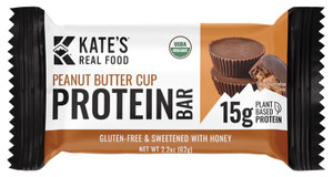 Kate's Real Food Protein Bar - Box of 12 | Peanut Butter Cup