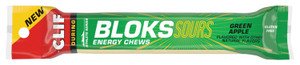 CLIF SHOT BLOK SOURS GREEN APPLE | BOX OF 18