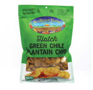 SUNRIDGE FARMS  PLANTAIN CHIPS HATCH CHILE | 10.5 OZ