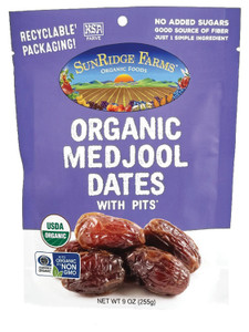 SUNRIDGE FARMS  MEDJOOL DATES ORGANIC | 9 OZ