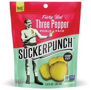 Suckerpunch Pickle Chip 3 Pepper 3.4 Oz