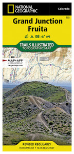 NATIONAL GEOGRAPHIC  GRAND JUNCTION FRUITA MAP