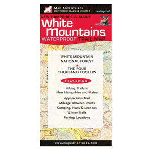 WHITE MOUNTAINS WATERPROOF TRAIL MAP