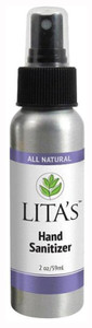 LITA'S ALL NATURAL LITA'S ALL NATURAL HAND SANITIZER 2OZ