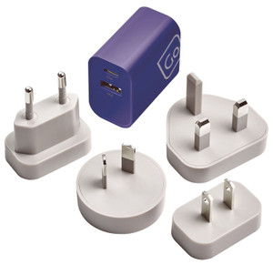 GO TRAVEL  WORLDWIDE USB-A & USB-C CHARGER