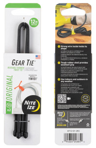 Nite Ize Gear Tie Reusable Rubber Twist Tie