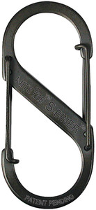 Nite Ize S-Biner Dual Carabiner | #1 | Black | 2-Pack
