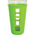 Eco Vessel Vibe Glass Pint Silicone | Green Eco Vessel Vibe Glass Pint Silicone | Green